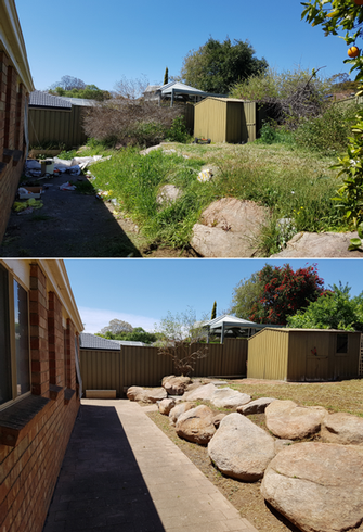 Garden clean up in Wynn Vale - before & after - What a good result!&nbsp;

I can even remove the hard rubbish for you as well.