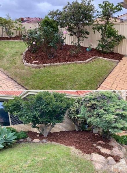 Nice little mulching job - The customer was very happy with the results.