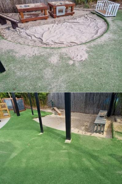 Childcare centre - before & after