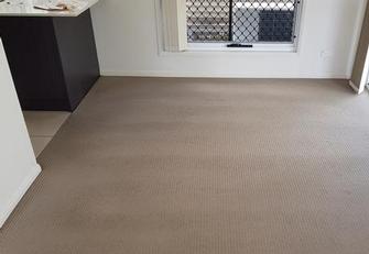 Annerley, Brisbane - The after picture of a job that had apparently been cleaned the day before by another company. Look at the difference after cleaning using the V.I.P. Home Services Carpet Cleaning service.
