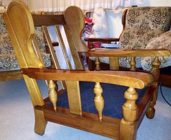 polishing furniture Glengowrie - polishing some chairs that had been in storage for a good time&nbsp;