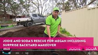 Backyard Rescue - Check me out in the Mix 102.3 Backyard Makeover video. Link is in the News Section.
