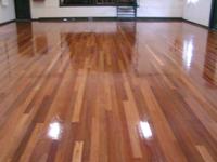 Timber floors once the process has been finished - Timber floors with the standard 3 coats of sealer applied.