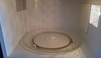 Microwave Clean, included in kitchen clean. AFTER