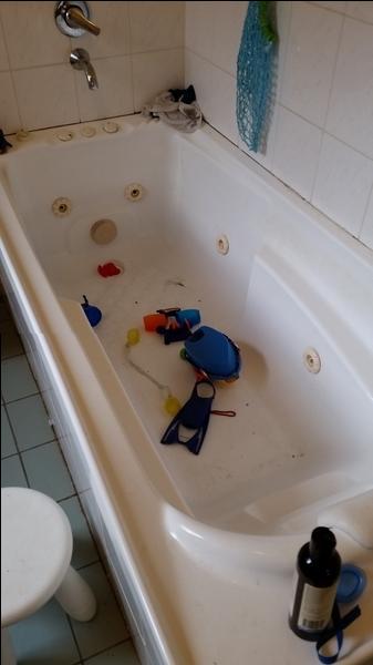 Bath clean before