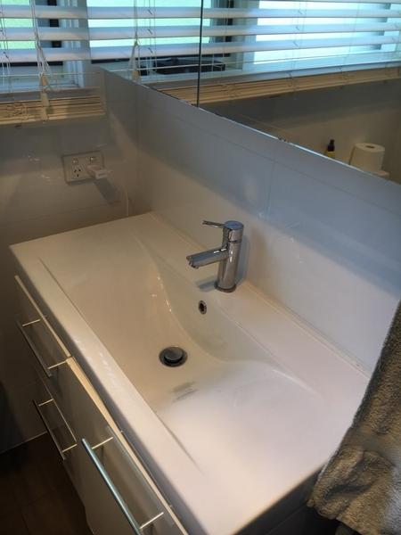 Clean Bathroom Basin in Blackwood