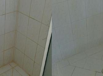 Shower before and after, home cleaning, Beeliar