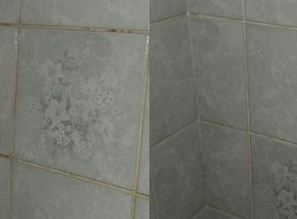 Bathroom tiles before and after Coogee