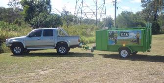 Have a look for my vehicle and trailer around the Carindale area