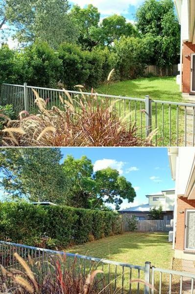 Garden Makeover - before & after - Hedging and lawn mowing. Has tidied this place up nicely.&nbsp;