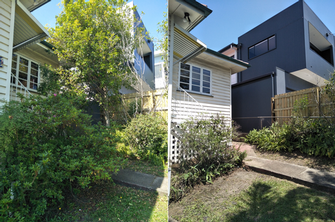 Garden clean up/tree removal in Manly - before & after