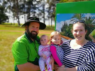 My employee Jason and his wife and daughters