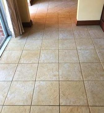 floor tile clean after - Spring Clean - After