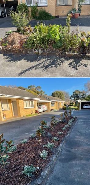 Garden Makeover in Frankston - before & after