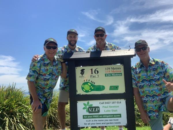Sponsor's Day at the Mornington Golf Club - Look out for my sign at the 16th hole which I sponsor.&nbsp;

This team picture includes myself and my employees.&nbsp;