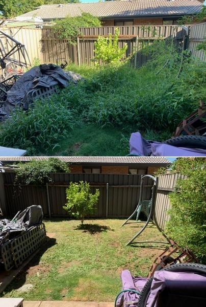 Garden tidy - before & after - Another fantastic result!