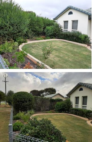 Hedging - before & after - What a difference it makes with some nicely shaped hedges.&nbsp;
