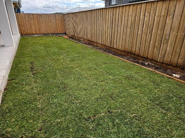 Lawn installation - finished job