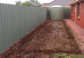 Before lawn & irrigation installation - Before Lawn &amp; Irrigation installation in Mount Barker